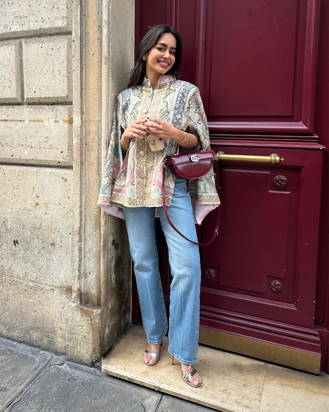 Kalamkari Fine Wool Cape