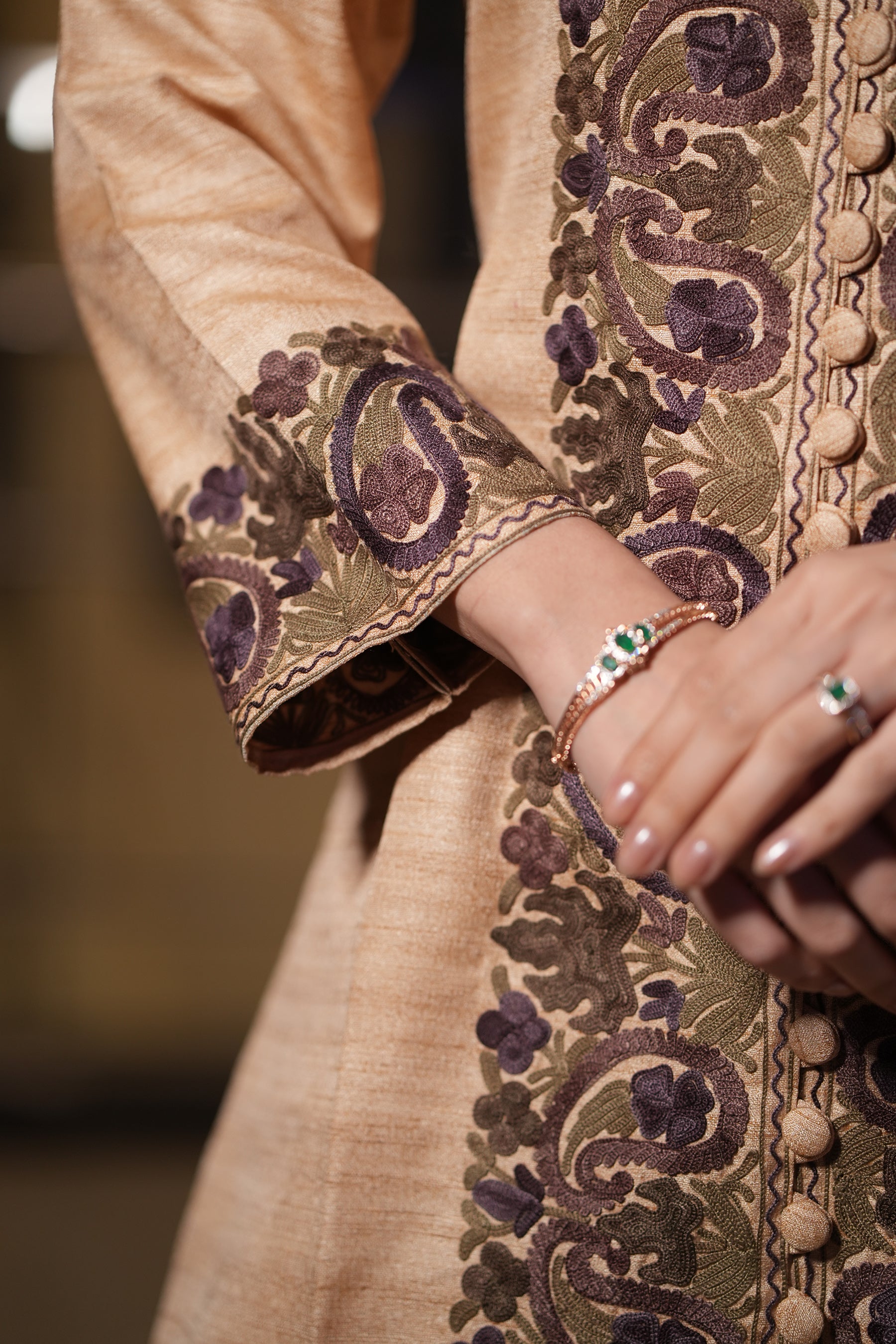 Beige Bliss Silk Set