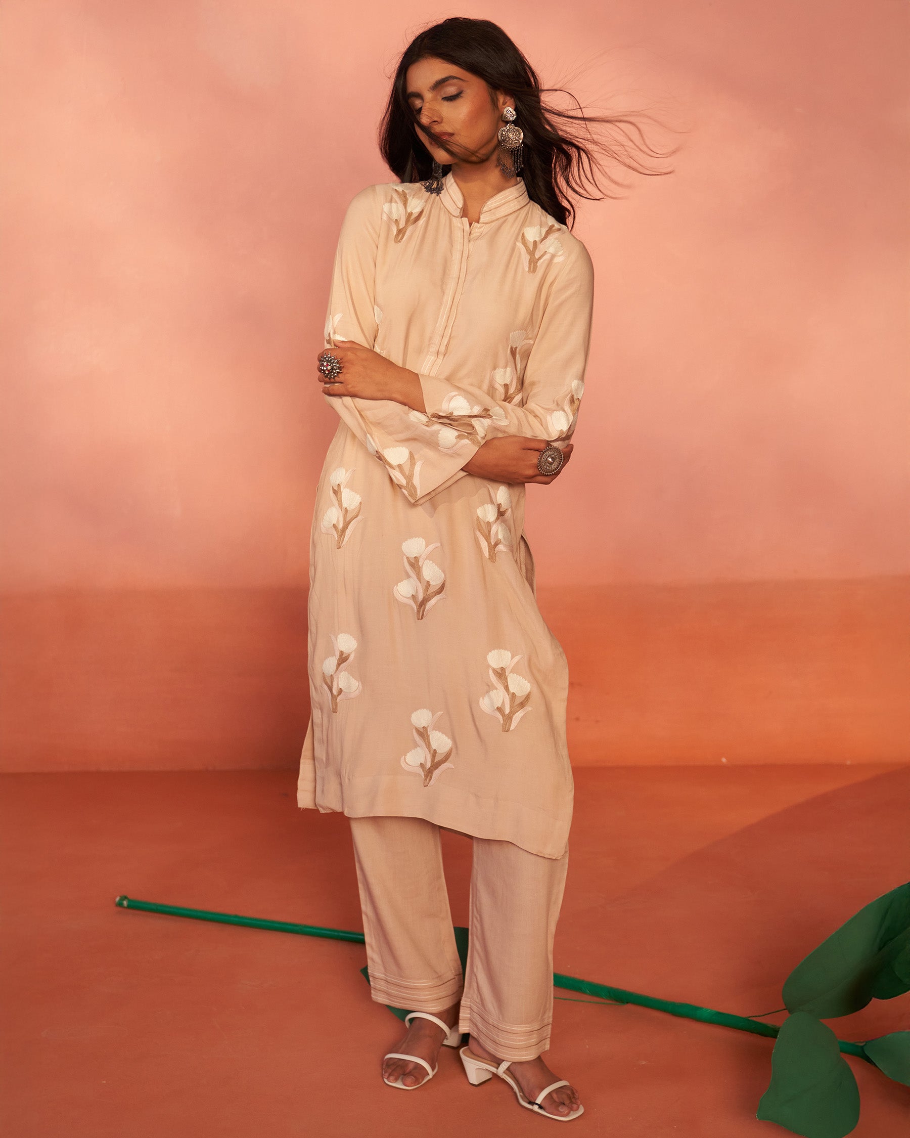 SabaahMuslin Silk Kurta Set