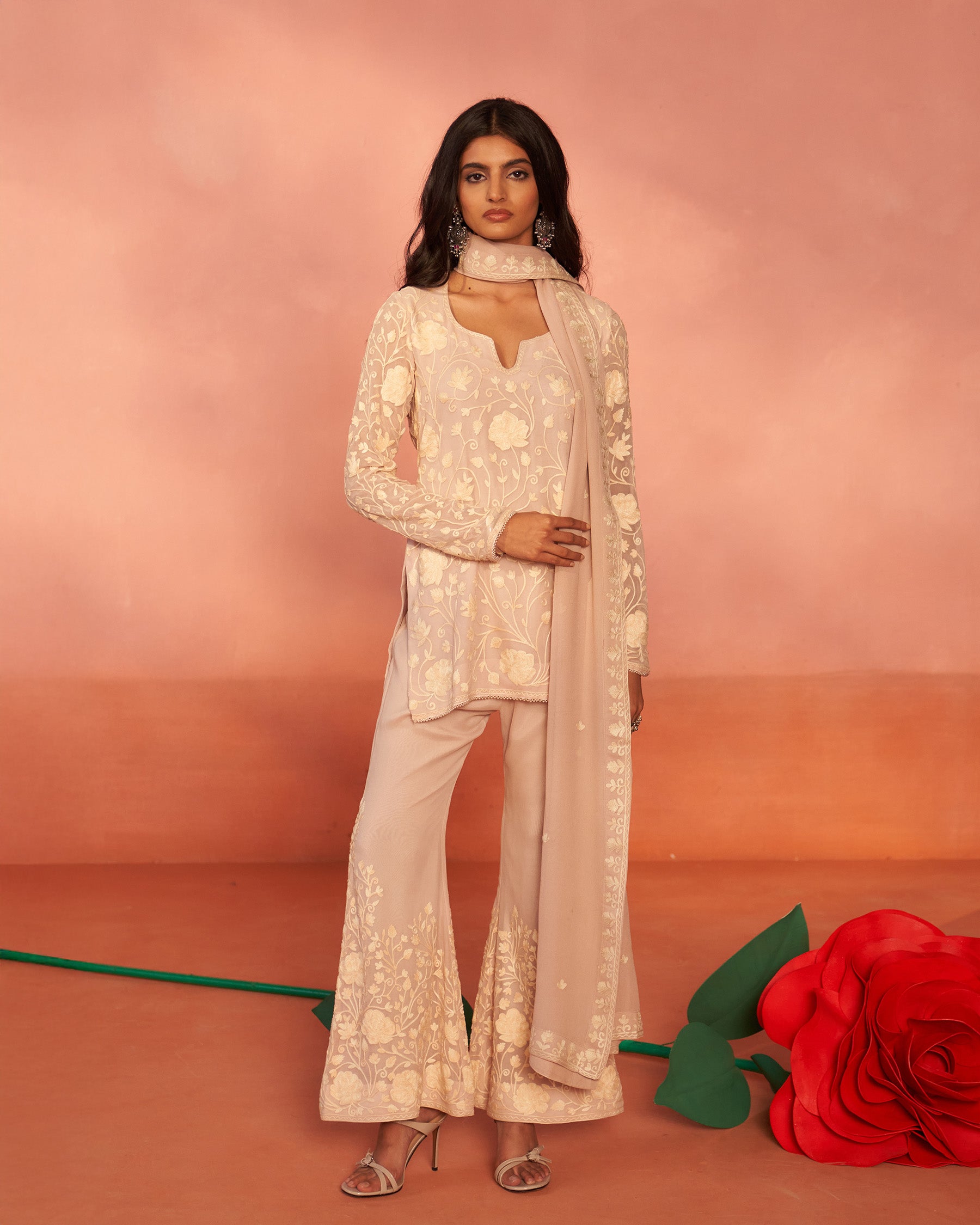 Mehar - e - Kashmir Georgette Set