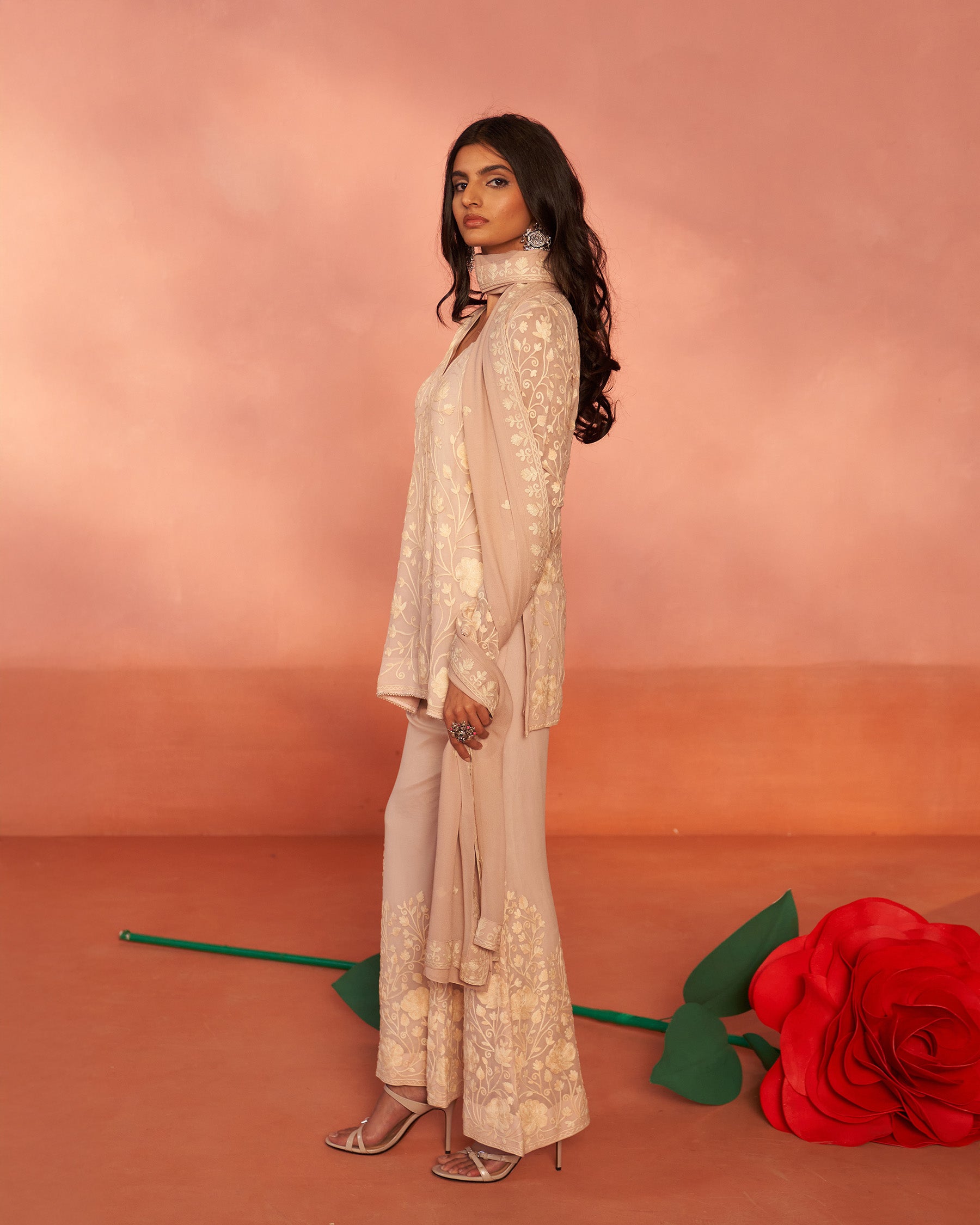 Mehar - e - Kashmir Georgette Set