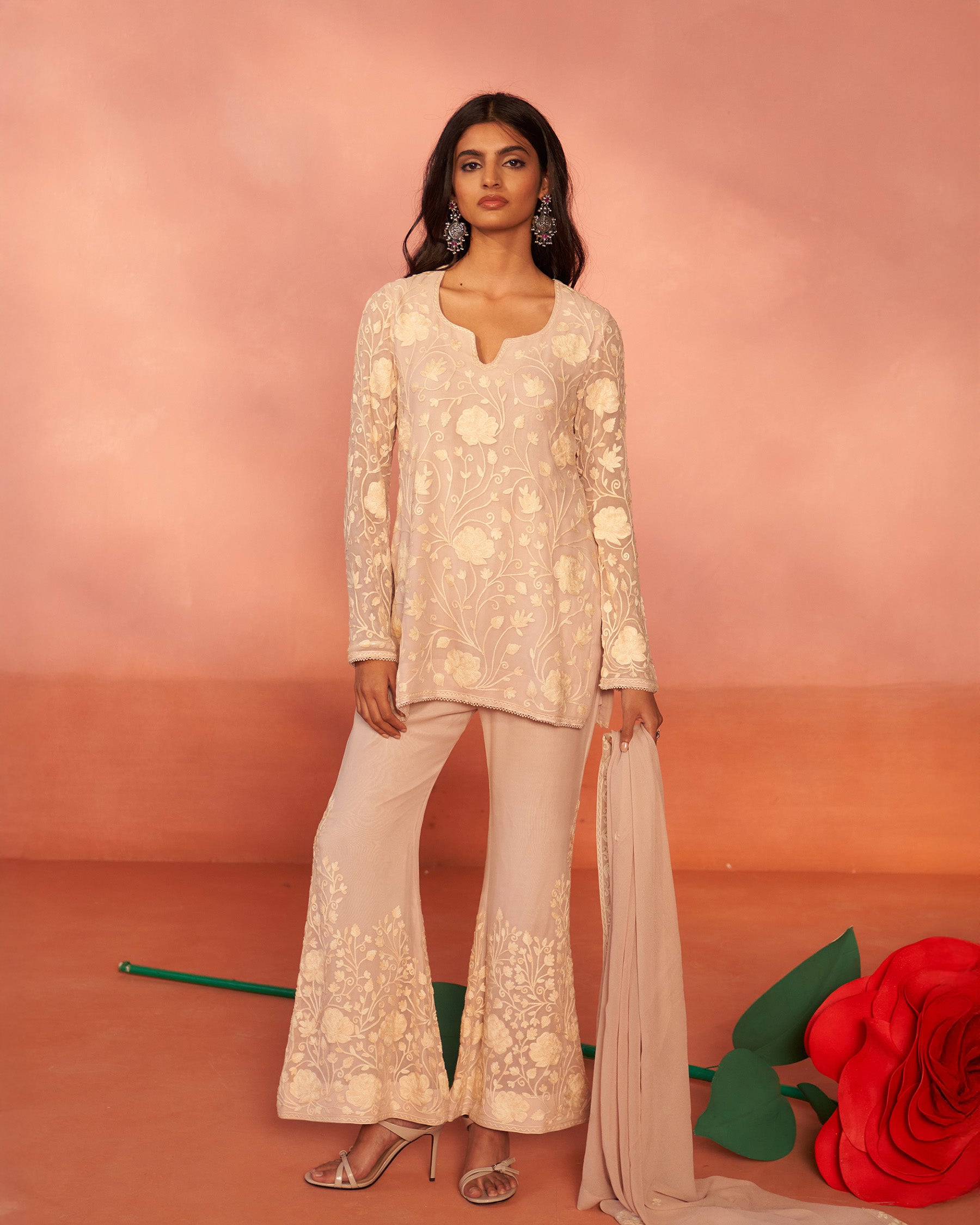 Mehar - e - Kashmir Georgette Set