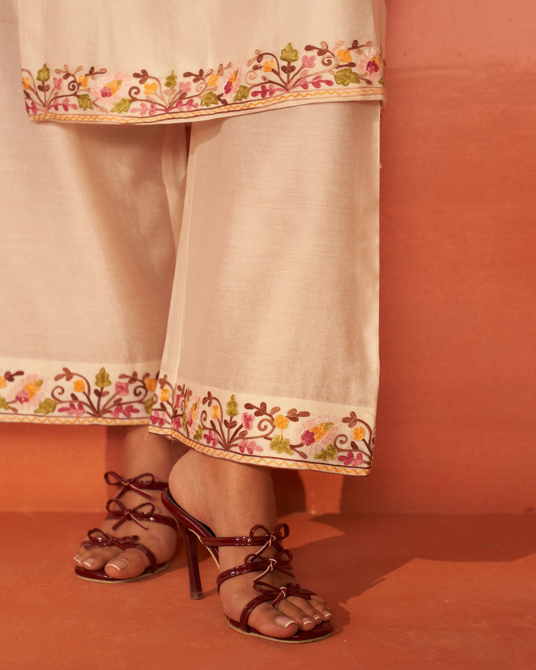 Resham Rang Chanderi Cotton Set